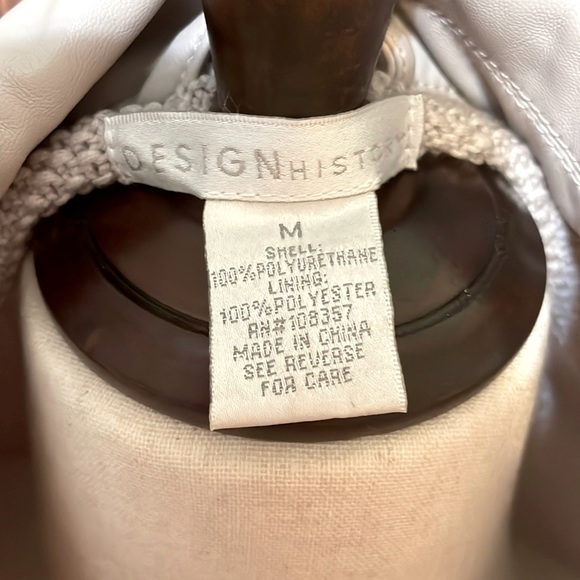 Design History NYC faux leather and knit sweater jacket. Women’s medium - Picture 5 of 7